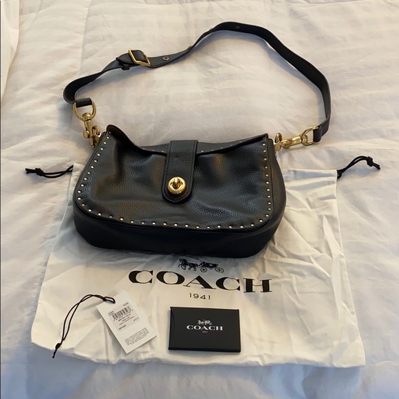 Coach black shoulder bag - Picture 1 of 3